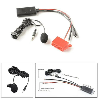 Car AUX Bluetooth Audio Cable Wiring Harness + MIC for Mercedes-Benz Special by abaecker BE2210/BE1650 - DIY Cables by buy2fix | Online Shopping UK | buy2fix