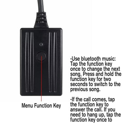Car Bluetooth Music AUX Audio Cable + MIC for Audi / Volkswagen - DIY Cables by buy2fix | Online Shopping UK | buy2fix