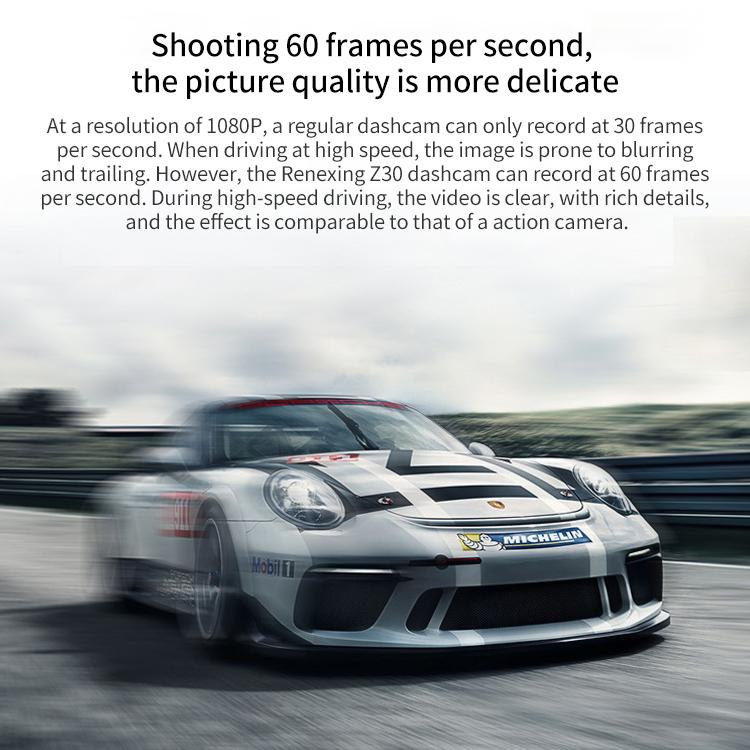 Z30 WiFi Dual-lens HD 2160P Non-light Night Vision 360-degree Panoramic Driving Recorder, GPS Version by buy2fix