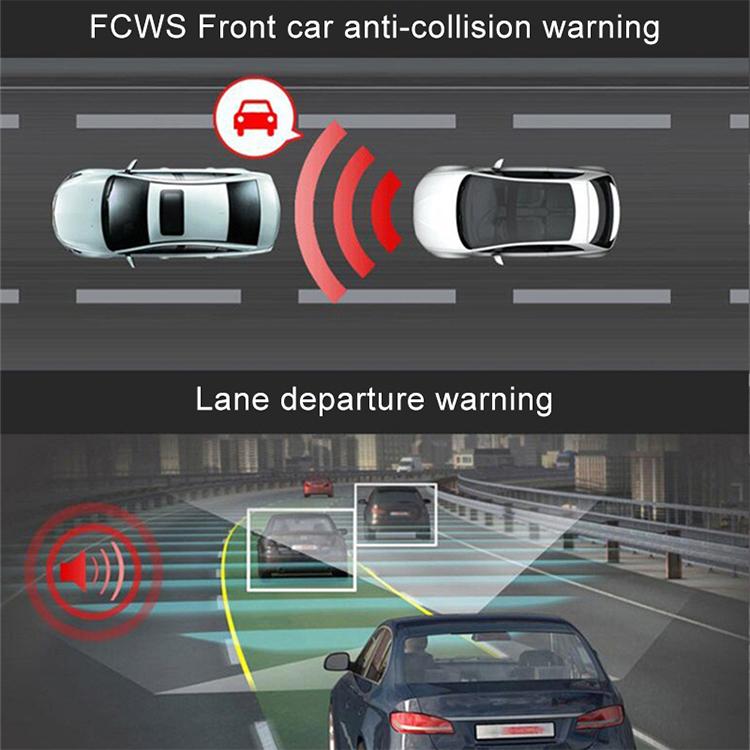 Z30 WiFi Dual-lens HD 2160P Non-light Night Vision 360-degree Panoramic Driving Recorder, GPS Version by buy2fix