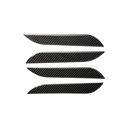 4 PCS Carbon Fiber Car Outside Handle Decorative Sticker for Tesla Model S by buy2fix