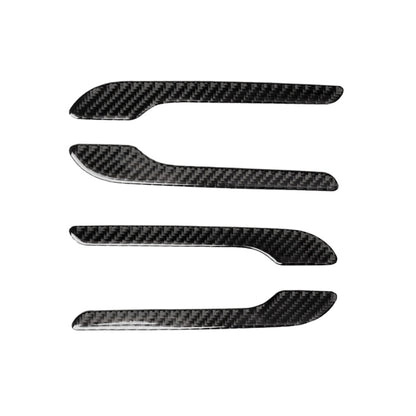 4 PCS Carbon Fiber Car Outside Handle Decorative Sticker for Tesla Model 3 - Decorative Sticker by buy2fix | Online Shopping UK | buy2fix