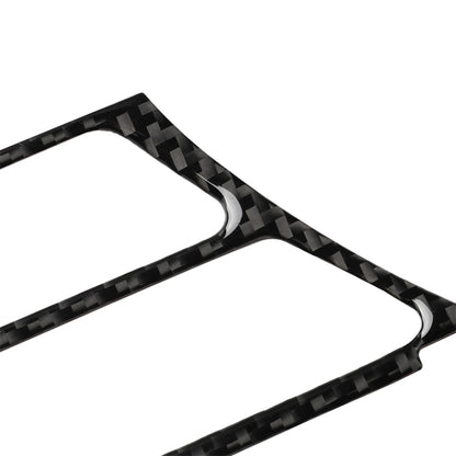 4 PCS Carbon Fiber Car Central Control Instrument Outlet Decorative Sticker for Tesla Model X, Suitable for Left Driving - Car Interior Mouldings by buy2fix | Online Shopping UK | buy2fix
