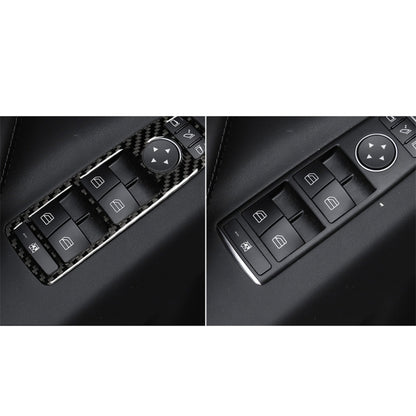 4 PCS Carbon Fiber Car Window Lift Panel Decorative Sticker for Tesla Model X - Car Interior Mouldings by buy2fix | Online Shopping UK | buy2fix