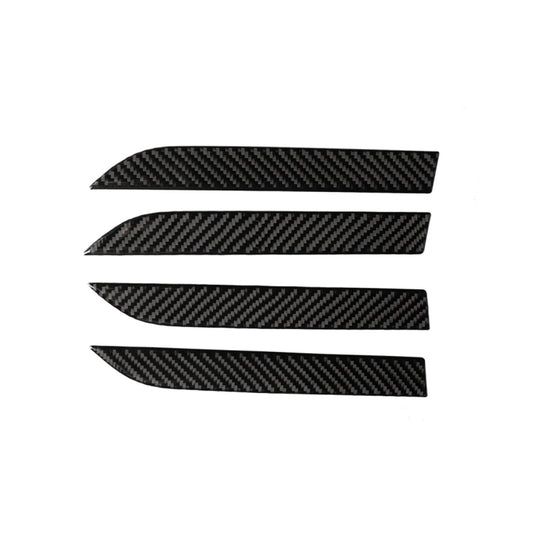 4 PCS Carbon Fiber Car Outer Door Handle Panel Decorative Sticker for Tesla Model X - Decorative Sticker by buy2fix | Online Shopping UK | buy2fix