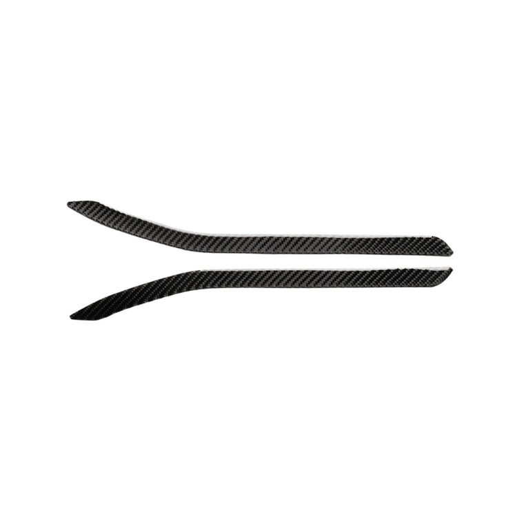 2 PCS Carbon Fiber Car Rear Fog Lamps Decorative Sticker for Tesla Model X by buy2fix