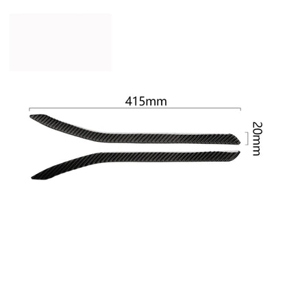 2 PCS Carbon Fiber Car Rear Fog Lamps Decorative Sticker for Tesla Model X by buy2fix