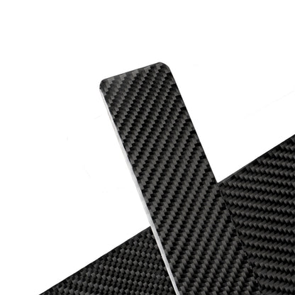 Carbon Fiber Car Door Threshold Decoration Strip Stickers for Tesla Model X by buy2fix