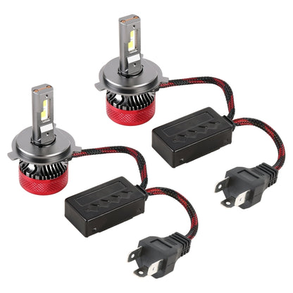 1 Pair H4 DC12V 65W 6000K 6500LM LED Car Headlights - Work Lights by buy2fix | Online Shopping UK | buy2fix