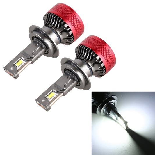 1 Pair H7 DC12V 65W 6000K 6500LM LED Car Headlights - Work Lights by buy2fix | Online Shopping UK | buy2fix