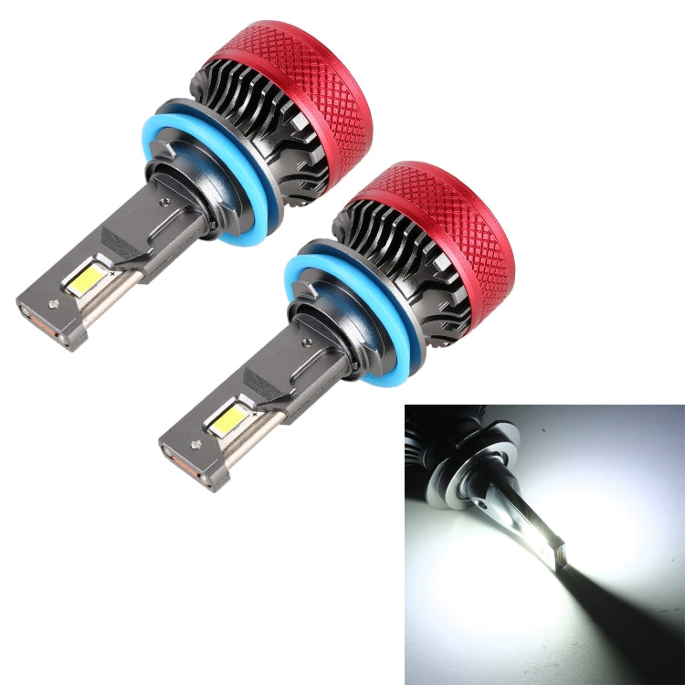 1 Pair H8 / H11 DC12V 65W 6000K 6500LM LED Car Headlights - Work Lights by buy2fix | Online Shopping UK | buy2fix