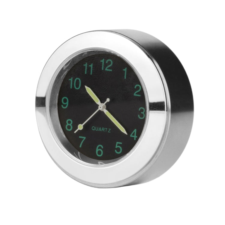 Motorcycle 22-25mm Handlebar Clock Quartz Watch with Lock (Silver) - Others by buy2fix | Online Shopping UK | buy2fix