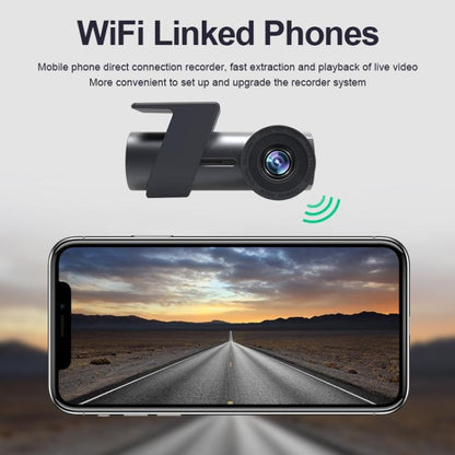 Car WiFi Single Camera Hidden 360 Degree Rotation Car Driving Recorder - Car DVRs by buy2fix | Online Shopping UK | buy2fix