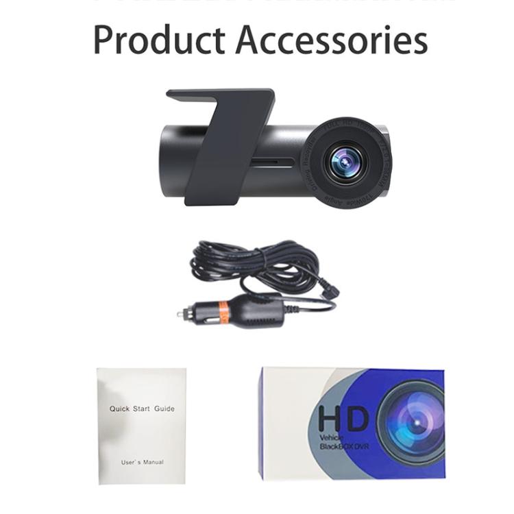 Car WiFi Single Camera Hidden 360 Degree Rotation Car Driving Recorder - Car DVRs by buy2fix | Online Shopping UK | buy2fix