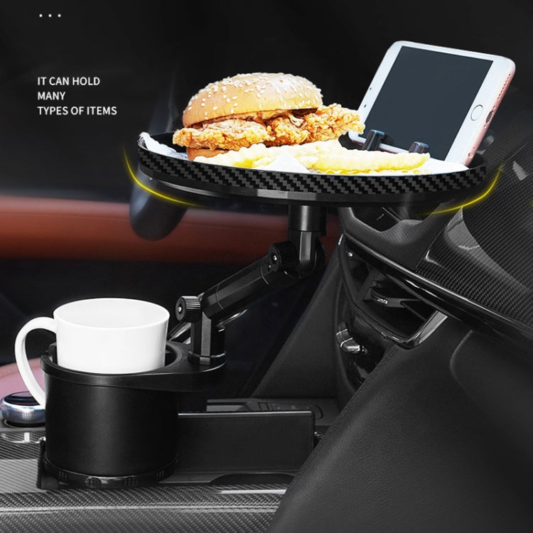 Car 360 Degree Rotation Water Cup Holder Multi-functional Dining Table - Car Drink Holders by buy2fix | Online Shopping UK | buy2fix