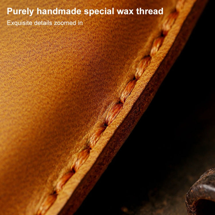 For Land Rover Car Cowhide Leather Key Protective Cover Key Case (Brown) - Car Key Cases by buy2fix | Online Shopping UK | buy2fix