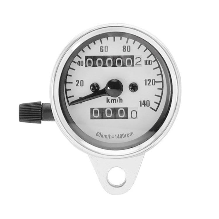 Motorcycle Retro Modified Odometer Speedometer Kilometer (Silver) - Electrical Instruments by buy2fix | Online Shopping UK | buy2fix