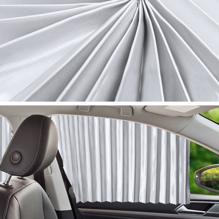 2 PCS Car Auto Sunshade Curtains Windshield Cover for the Rear Seat (Silver) by buy2fix