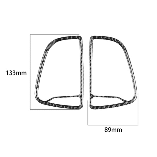 Carbon Fiber Car Instrument Middle Air Outlet Decorative Sticker for Dodge Challenger 2015 to Now, Left Driving - Car Interior Mouldings by buy2fix | Online Shopping UK | buy2fix