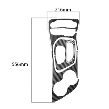 3 PCS / Set Carbon Fiber Car Central Control Gear Decorative Sticker for Dodge Challenger 2015 to Now, Left Driving by buy2fix