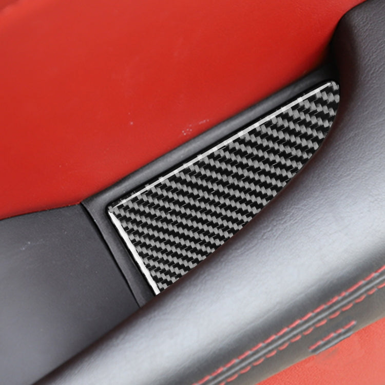 11 PCS / Set Carbon Fiber Car Door Slot Pad Decorative Sticker for Dodge Challenger 2015 to Now, Left Driving by buy2fix