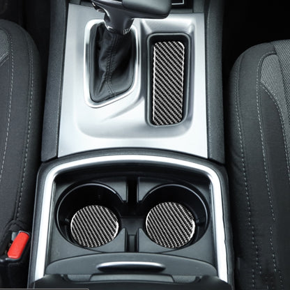 11 PCS / Set Carbon Fiber Car Door Slot Pad Decorative Sticker for Dodge Challenger 2015 to Now, Left Driving by buy2fix