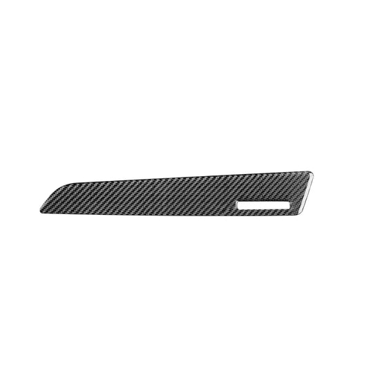 Garniture de copilote de voiture en Fiber de carbone avec autocollant décoratif de trou pour Audi Q3 2013 – 2018, conduite à droite