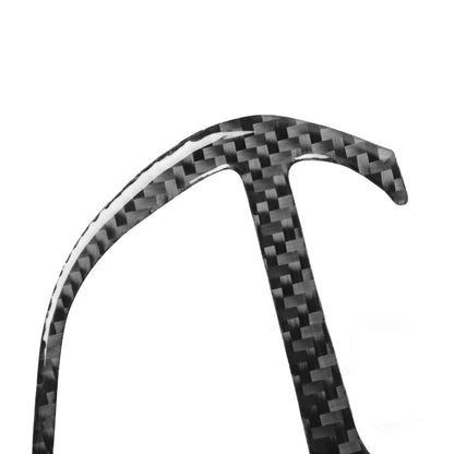 5 PCS / Set Carbon Fiber Car Steering Wheel Decorative Sticker for Dodge Challenger 2015 to Now, Left Driving - Car Interior Mouldings by buy2fix | Online Shopping UK | buy2fix