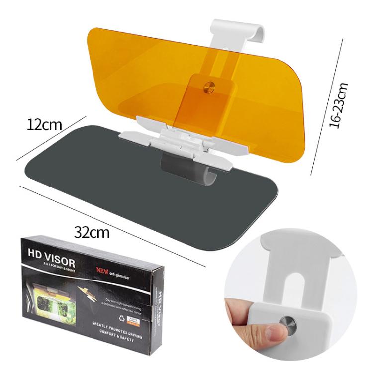 Car Buttons Day Night 2 in 1 Dazzling Goggle Sunshade - Sunglasses & Glasses Clips by buy2fix | Online Shopping UK | buy2fix