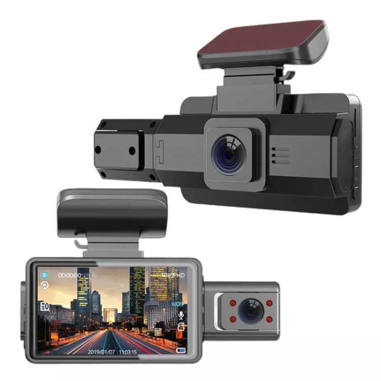 F9 Car Front and Inner Dual Camera HD Infrared Night Vision Car Driving Recorder by buy2fix