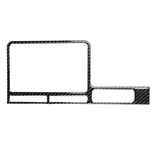 Autocollant décoratif de cadre d'affichage de Navigation de Fiber de carbone de voiture pour Nissan GTR R35 2008-2016, conduite à droite