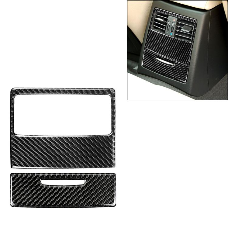 Carbon Fiber Car Rear Air Vent Combination Decorative Sticker for BMW E90 / E92 2005-2012 - Car Interior Mouldings by buy2fix | Online Shopping UK | buy2fix