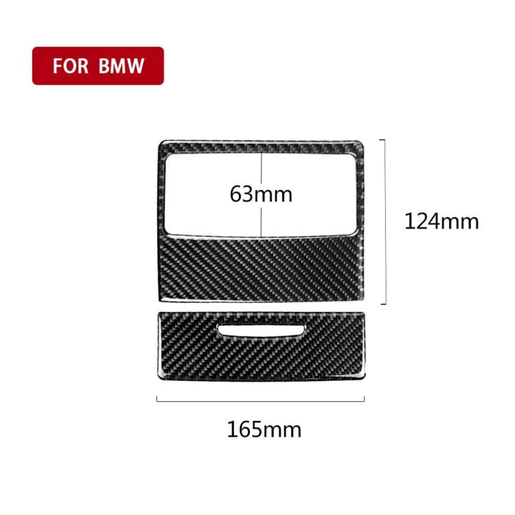Carbon Fiber Car Rear Air Vent Combination Decorative Sticker for BMW E90 / E92 2005-2012 - Car Interior Mouldings by buy2fix | Online Shopping UK | buy2fix