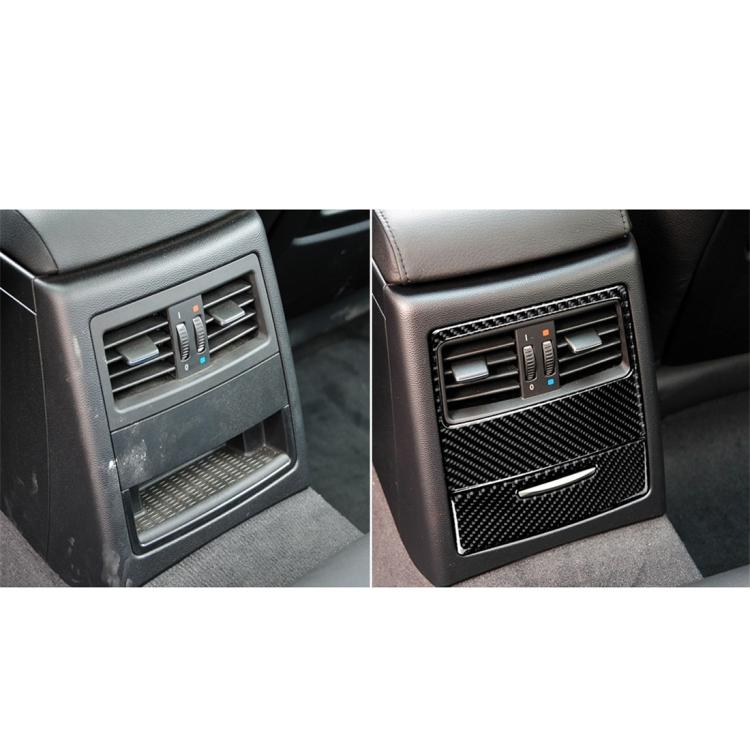 Carbon Fiber Car Rear Air Vent Combination Decorative Sticker for BMW E90 / E92 2005-2012 - Car Interior Mouldings by buy2fix | Online Shopping UK | buy2fix