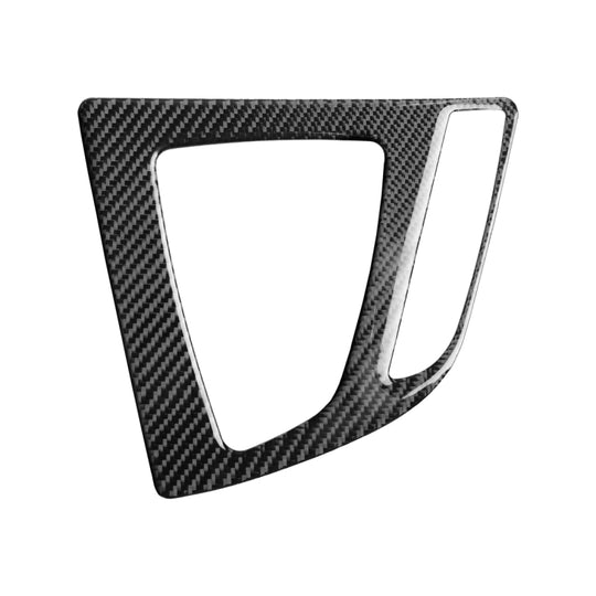 Car Carbon Fiber Gear Position Panel Decorative Sticker for BMW 2013-2017 3 Series F30 / 3GTSeries F34, Right Drive