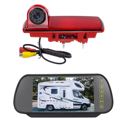 PZ463 Car Waterproof 170 Degree View Camera + 7 inch Rearview Monitor for Renault / Opel - Rear View Cameras by buy2fix | Online Shopping UK | buy2fix