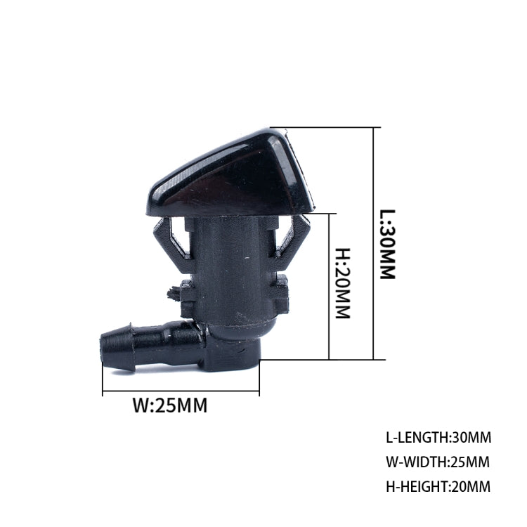 2 PCS Windshield Washer Wiper Jet Water Spray Nozzle 68260443AA for Jeep Grand Cherokee 2005-2013 - Windscreen Wipers by buy2fix | Online Shopping UK | buy2fix