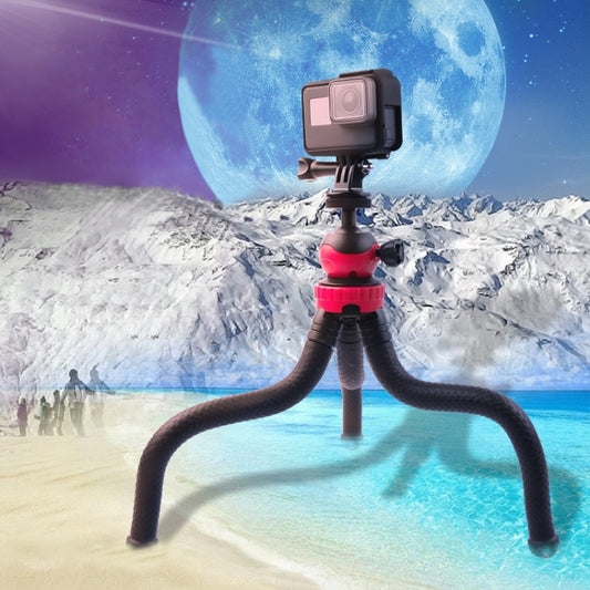 Mini Octopus Flexible Tripod Holder with Phone Clamp for iPhone, Galaxy, Huawei, GoPro, Insta360, DJI and Other Action Cameras - Portable Mini Tripod by buy2fix | Online Shopping UK | buy2fix