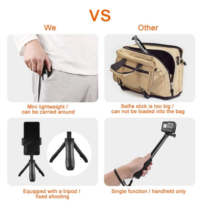 GP446 Multifunctional Mini Fixed Tripod for GoPro, Insta360, DJI and Other Action Cameras(Black) - Holder by buy2fix | Online Shopping UK | buy2fix