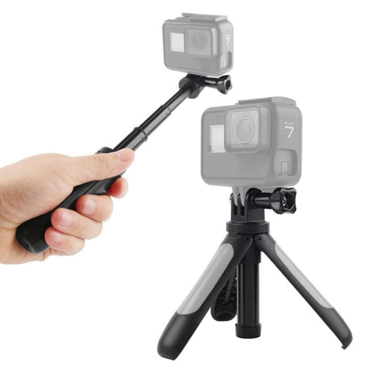 GP446 Multifunctional Mini Fixed Tripod for GoPro, Insta360, DJI and Other Action Cameras(Grey) - Holder by buy2fix | Online Shopping UK | buy2fix