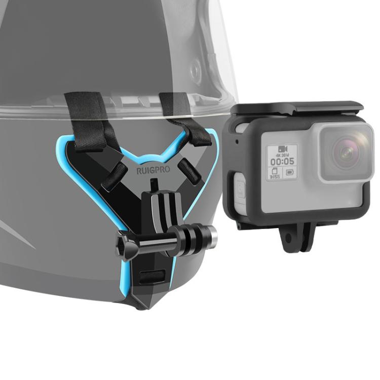 Helmet Belt Mount + Border Frame Mount Protective Cage for GoPro HERO7 Black /6 /5 - Helmet Mount by buy2fix | Online Shopping UK | buy2fix
