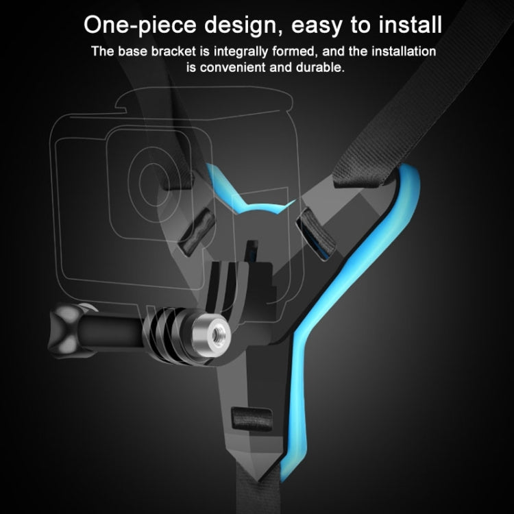 Helmet Belt Mount + Border Frame Mount Protective Cage for GoPro HERO7 Black /6 /5 - Helmet Mount by buy2fix | Online Shopping UK | buy2fix