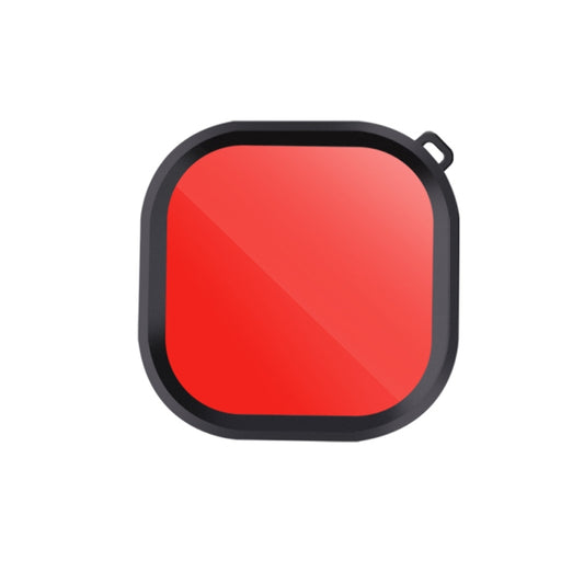 Square Housing Diving Color Lens Filter for GoPro HERO8 Black Original Waterproof Housing (Red) - Lens Filter by buy2fix | Online Shopping UK | buy2fix
