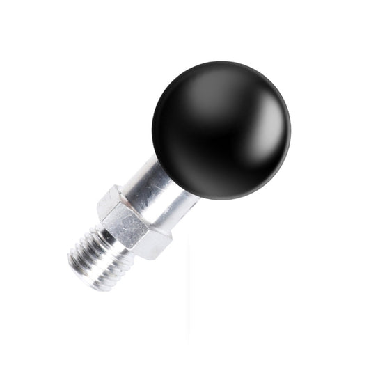 25mm Ball Head M10 Screw Motorcycle Fixed Mount Holder for GoPro, Insta360, DJI and Other Action Cameras(Black) - Bicycle Handlebar Mount by buy2fix | Online Shopping UK | buy2fix