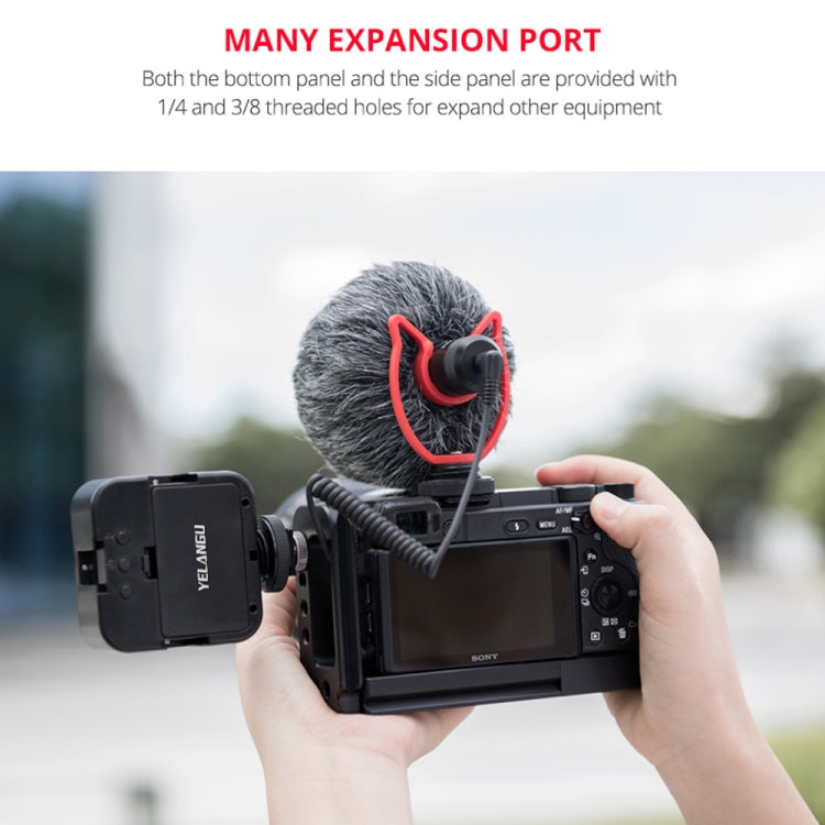 YELANGU YLG0715A 1/4 inch Vertical Shoot Quick Release L Plate Bracket Base Holder for Sony A6300 / A6000 / A6100 / A6400 / A6500 (Black) - L-Bracket by YELANGU | Online Shopping UK | buy2fix