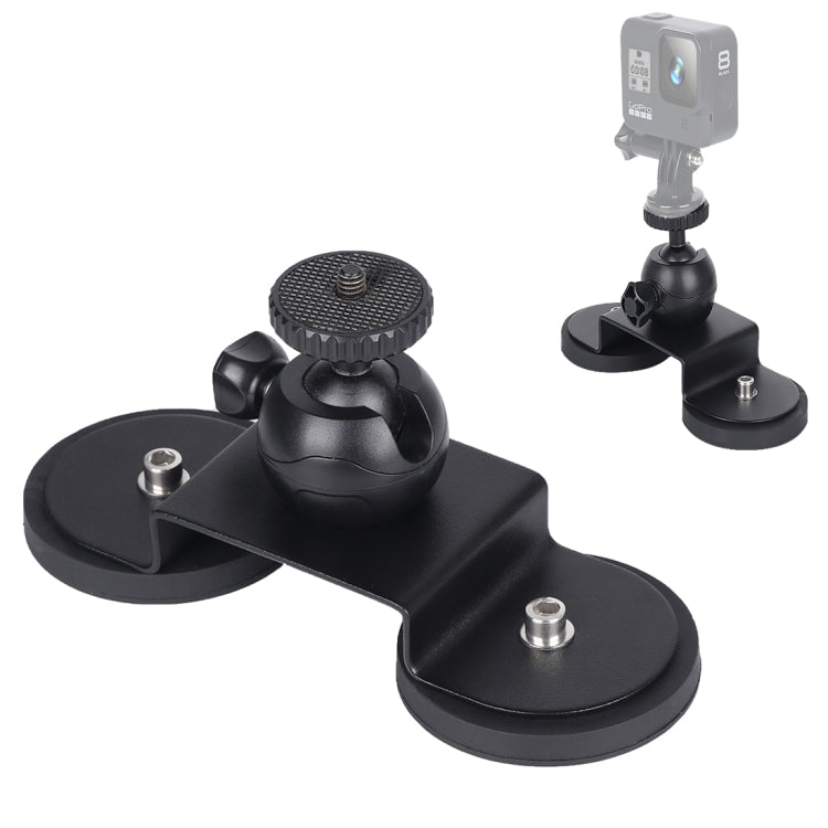 Car Suction Cup Mount Bracket for GoPro Hero11 Black / HERO10 Black / HERO9 Black / HERO8 Black /7 /6 /5 /5 Session /4 Session /4 /3+ /3 /2 /1, Xiaoyi and Other Action Cameras,, Size: M(Black) - Holder by buy2fix | Online Shopping UK | buy2fix