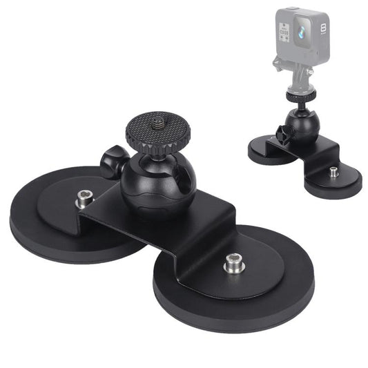 Car Suction Cup Mount Bracket for GoPro Hero11 Black / HERO10 Black / HERO9 Black / HERO8 Black /7 /6 /5 /5 Session /4 Session /4 /3+ /3 /2 /1, Xiaoyi and Other Action Cameras, Size: L(Black) - Holder by buy2fix | Online Shopping UK | buy2fix