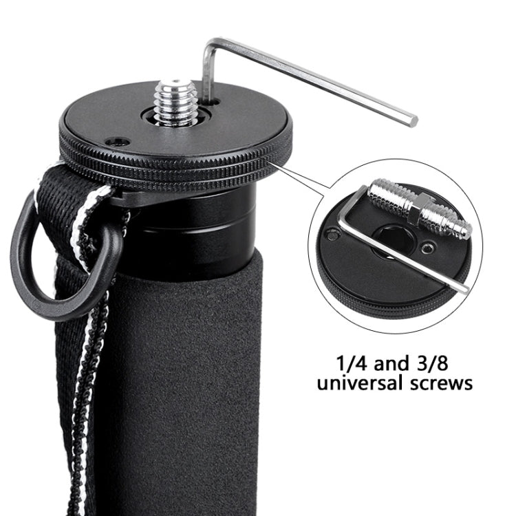 BEXIN MAS325 Portable Travel Outdoor DSLR Camera Aluminum Alloy Monopod Holder(Black) - Monopods by BEXIN | Online Shopping UK | buy2fix