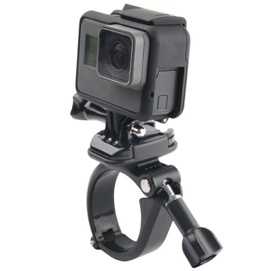 GP434 Large Size Bicycle Motorcycle Handlebar Fixing Mount for GoPro, Insta360, DJI and Other Action Cameras(Black) - Bicycle Handlebar Mount by buy2fix | Online Shopping UK | buy2fix