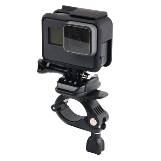 GP435 Small Size Bicycle Motorcycle Handlebar Fixing Mount for GoPro, Insta360, DJI and Other Action Cameras(Black) - Bicycle Handlebar Mount by buy2fix | Online Shopping UK | buy2fix